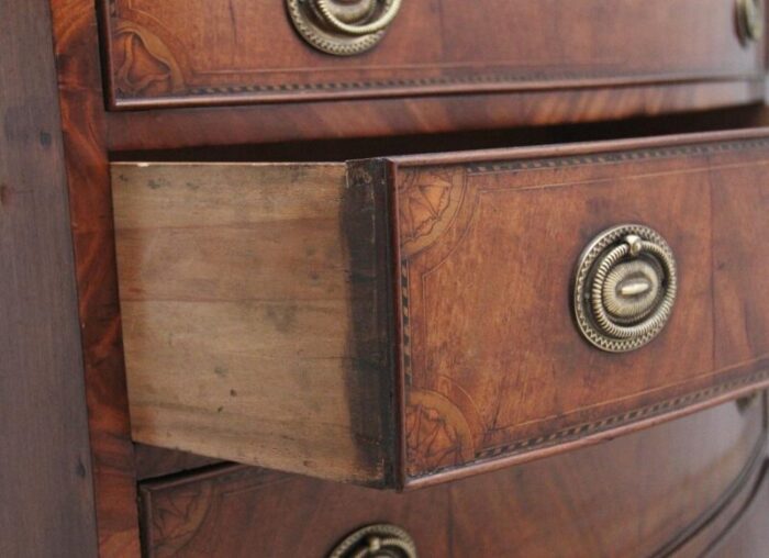 18th century inlaid mahogany chest 1790s 4218