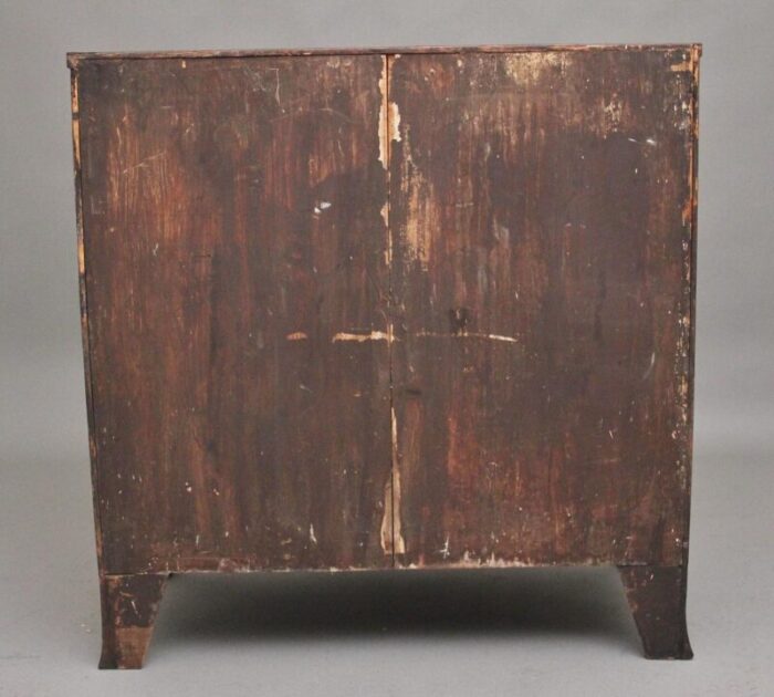 18th century inlaid mahogany chest 1790s 7024