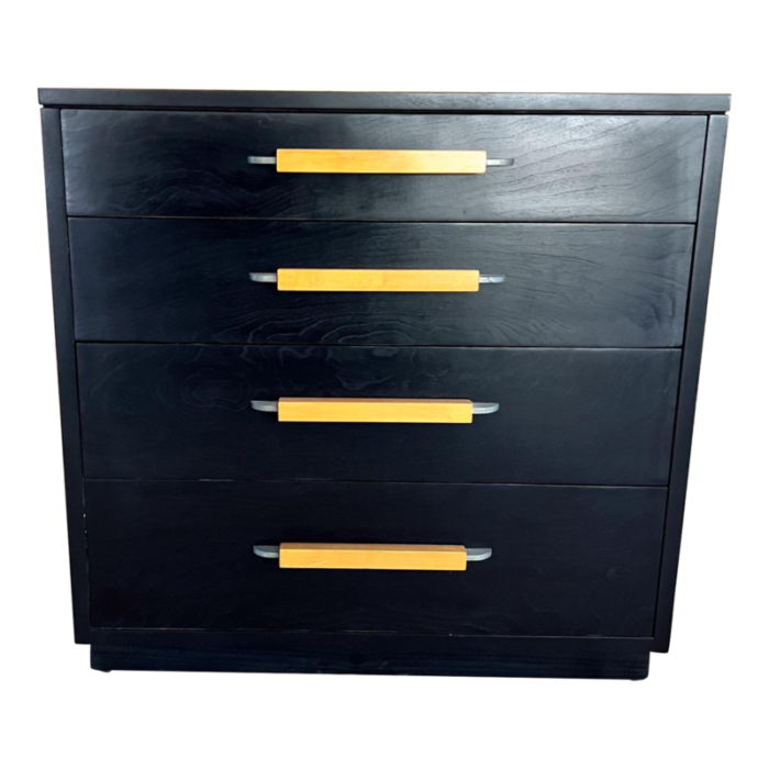 1940s eliel saarinen ebonized dresser art deco johnson furniture co 7951