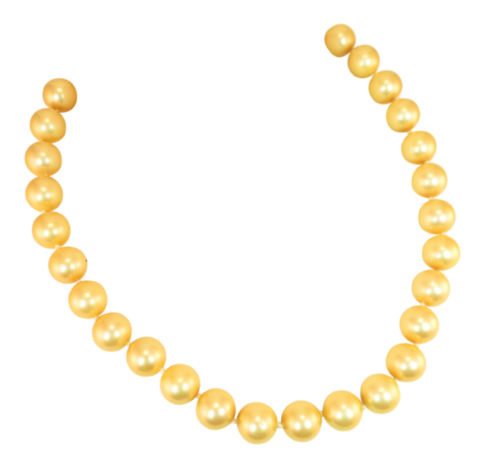 1940s south seas glass pearl necklace 5800