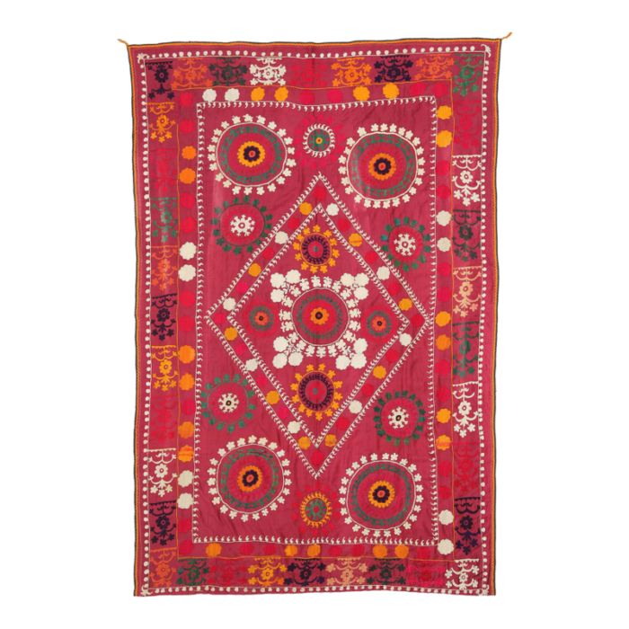 1940s uzbek embroidered suzani panel 5320