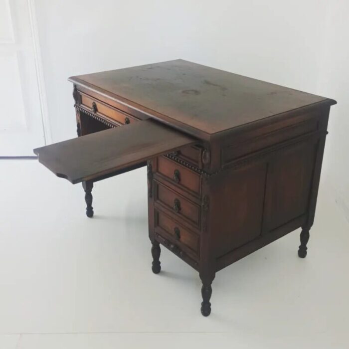 1940s vintage mahogany desk by kittinger 4726