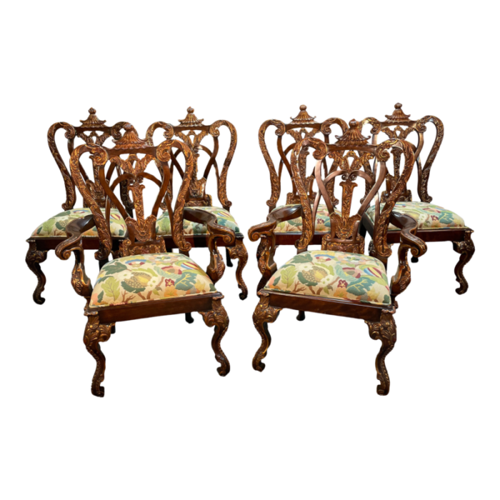 1950s william switzer dining room chairs set of 6 3348