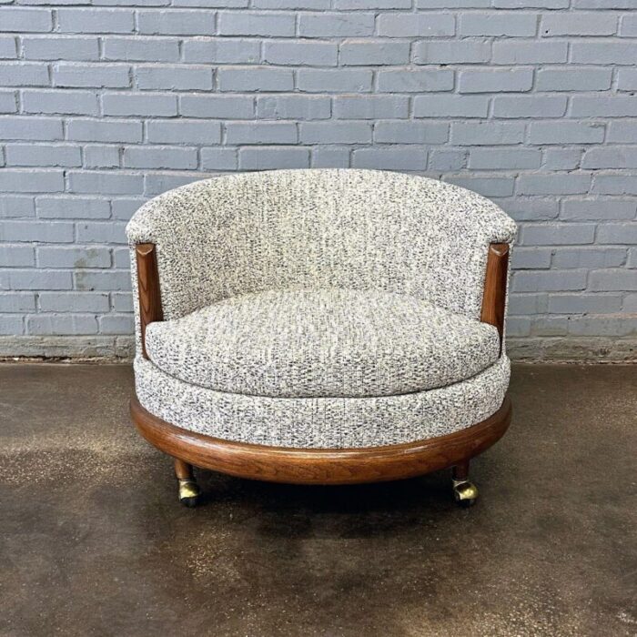 1960s adrian pearsall style swivel chair by prestige 8649