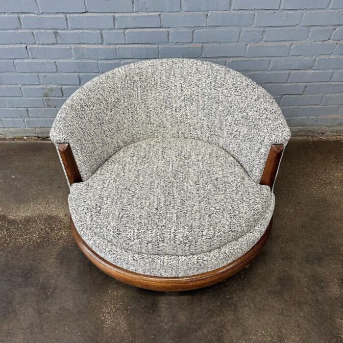 1960s adrian pearsall style swivel chair by prestige 8706