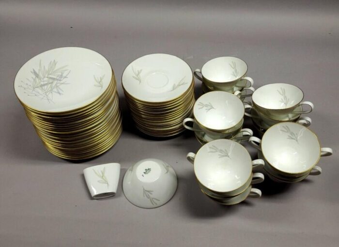 1960s rosenthal grasses continental breakfast or high tea china 20 place settings 0743