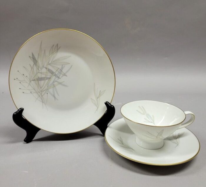 1960s rosenthal grasses continental breakfast or high tea china 20 place settings 9013