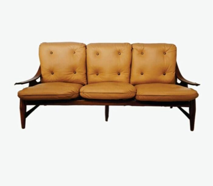 1960s three seats sofa by liceu de artes e oficios 7731