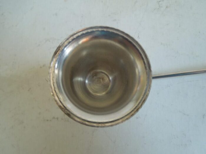 1960s wallace sterling silver handle and silver plate candle snuffer 3147