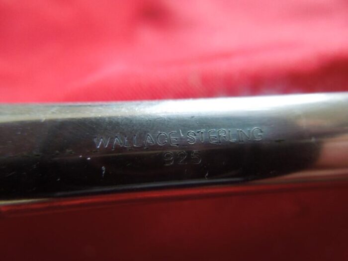 1960s wallace sterling silver spanish lace pattern cheese knife server 0417