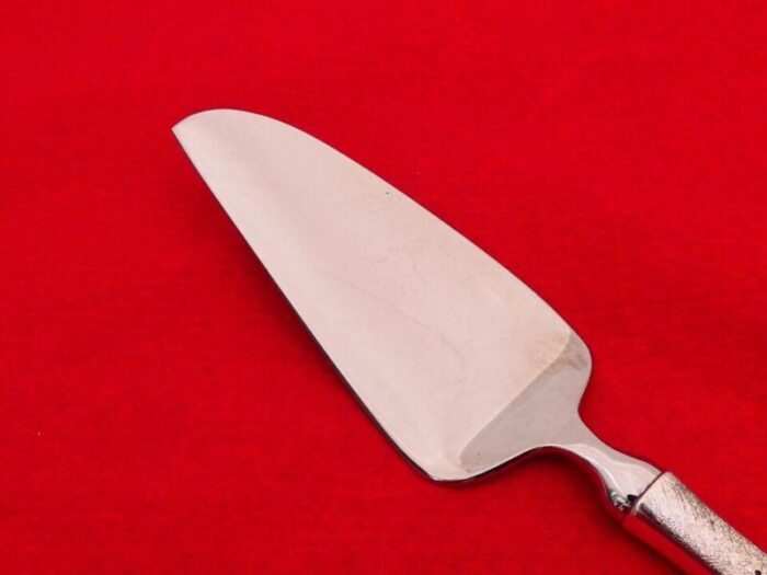 1960s wallace sterling silver spanish lace pattern cheese knife server 6614