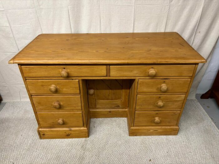 19th century english pine desk 3199