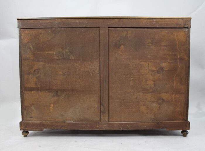 19th century figured walnut credenza 1860s 9602