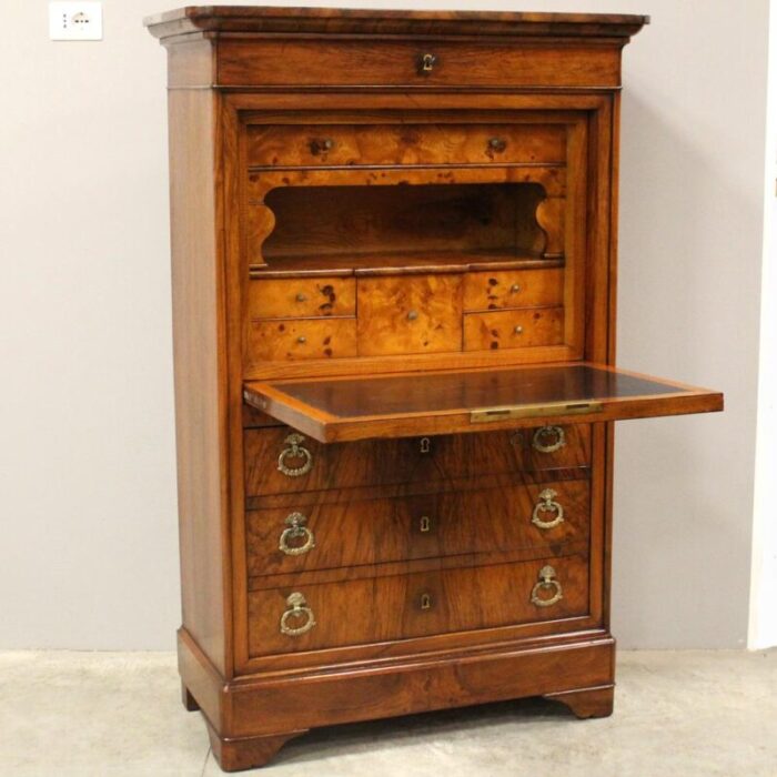 19th century louis philippe walnut secretary 6320