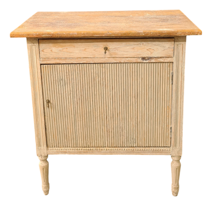 20th century swedish gustavian style one door cabinet 4834