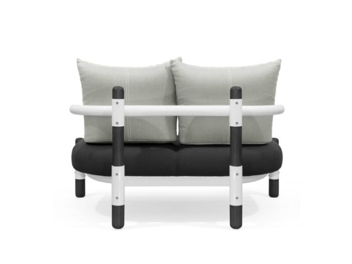 3 2 Seat PK15 Sofa Ebonized Black and Grey master