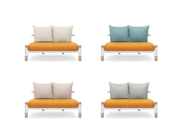 7 2 Seat PK15 Sofa Orange master