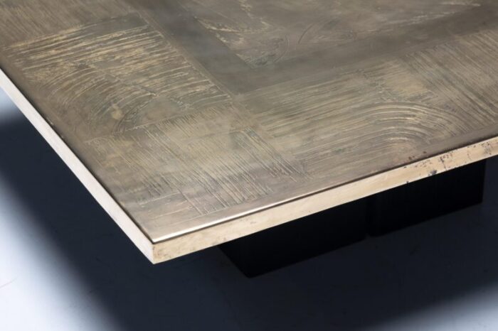 Brass Etched Coffee Table by Christian Heckscher 11 master