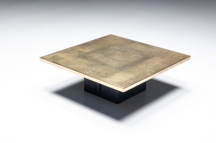 Brass Etched Coffee Table by Christian Heckscher 8 master