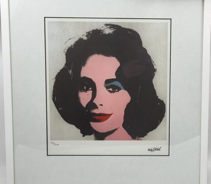 andy warhol elizabeth taylor 1963 lithograph 0320