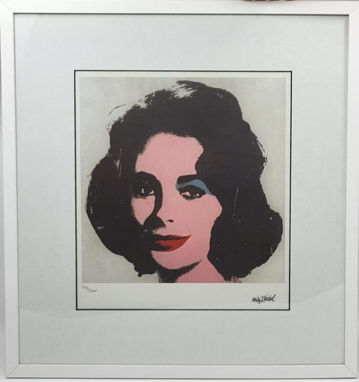 andy warhol elizabeth taylor 1963 lithograph 6049