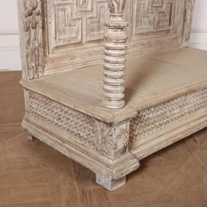 antique carved console table 7726