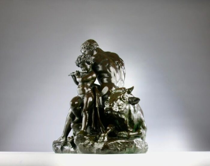 antoine louis barye leblanc barbedienne peace 1920s bronze 1392