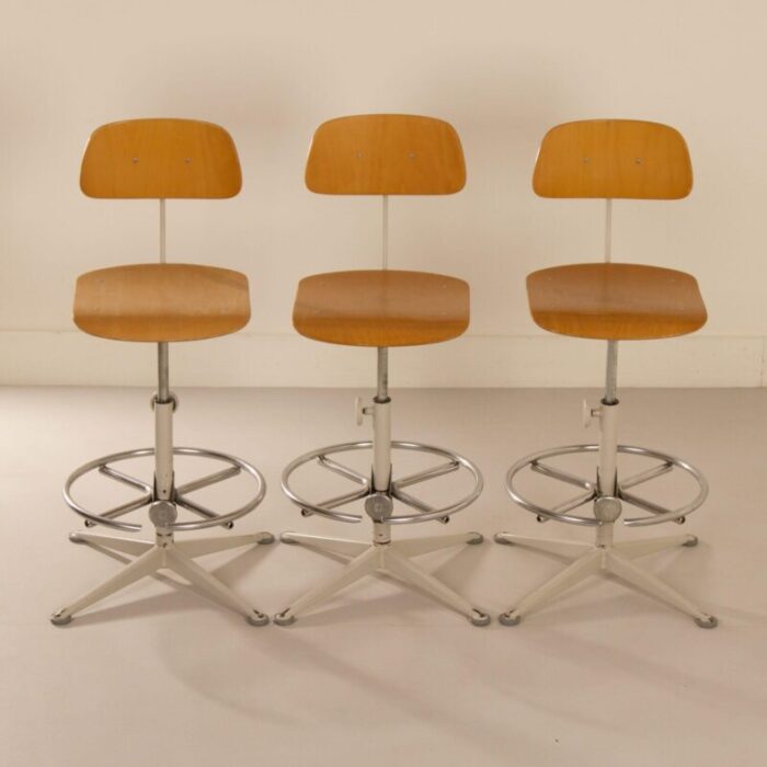 architect chairs by friso kramer for ahrend de cirkel 1960s set of 3 2146