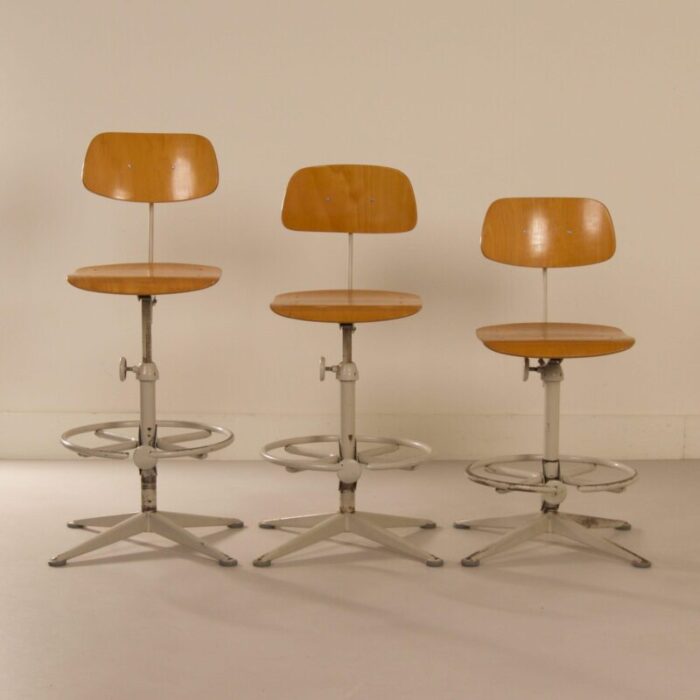 architects chairs by friso kramer for ahrend de cirkel 1960s set of 3 1993