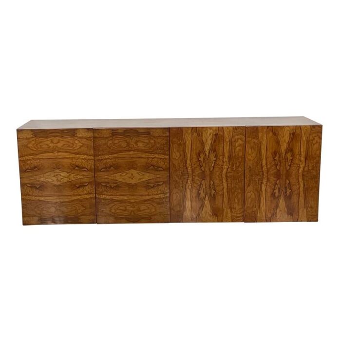 art deco briar sideboard 1980s 9534