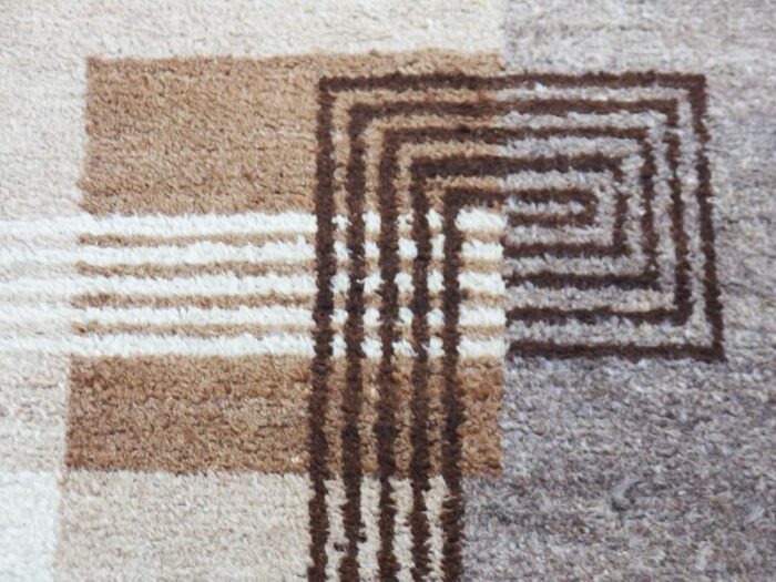 art deco modern wool rug 1930s 0633