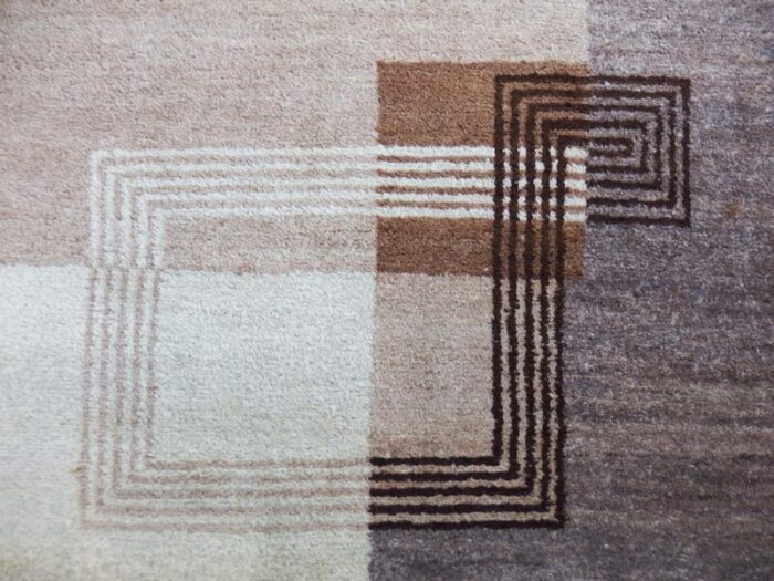 art deco modern wool rug 1930s 9726