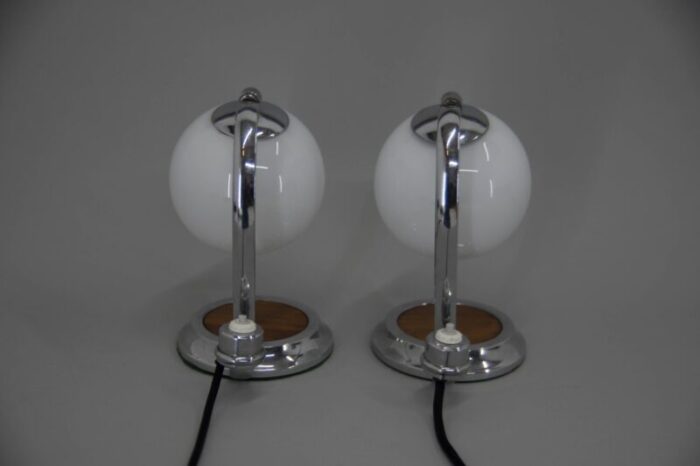 art deco table lamps 1930s set of 2 4