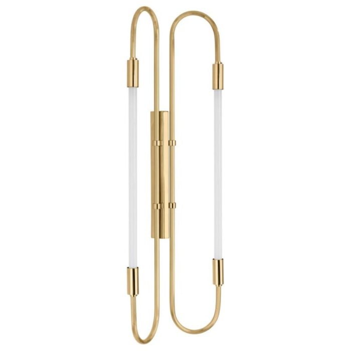 back and brass neon double 170 wall lamps by magic circus editions 5