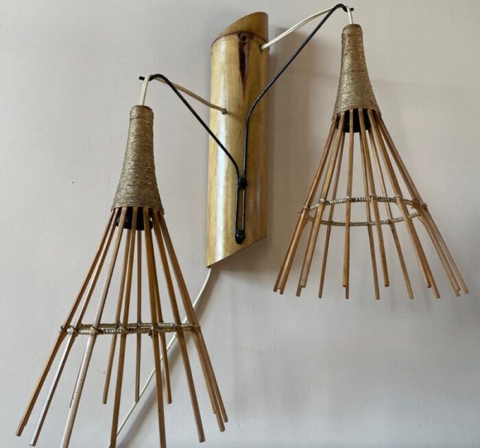 bamboo wall lamp 2