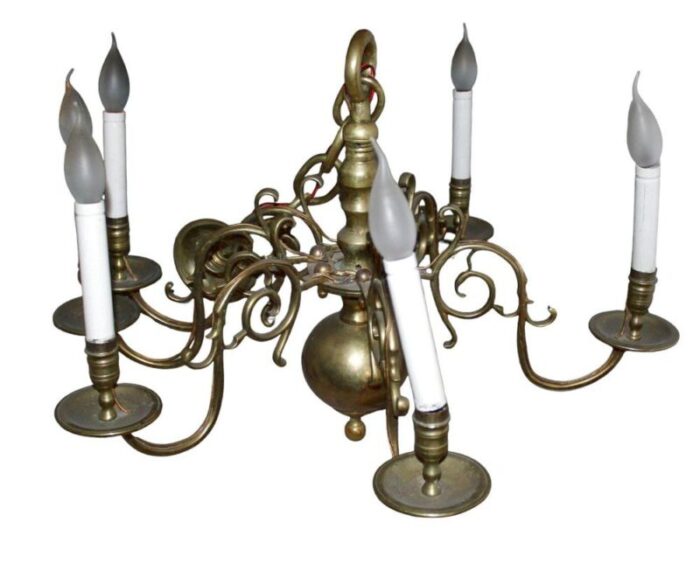 baroque style chandelier in bronze 5524