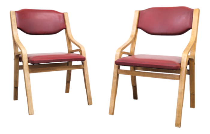 bentwood dining chairs by ludvik volak for drevopodnik holesov 1960s set of 2 7364