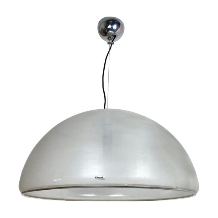 big italian pendant lamp by guzzini 1970s 1