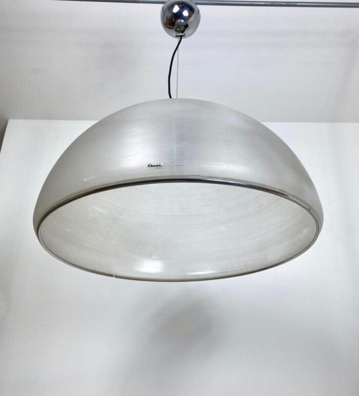 big italian pendant lamp by guzzini 1970s 5