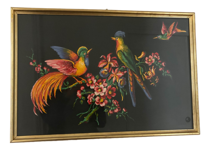 bird 1950 print framed 1441