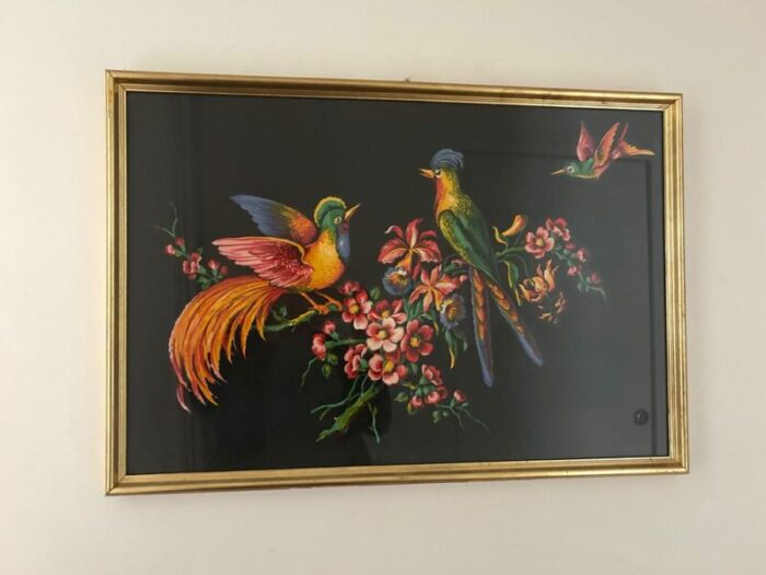 bird 1950 print framed 2246