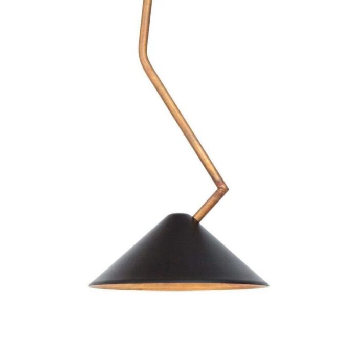 black brass branch ceiling lamp by johan carpner for konsthantverk tyringe 1 5