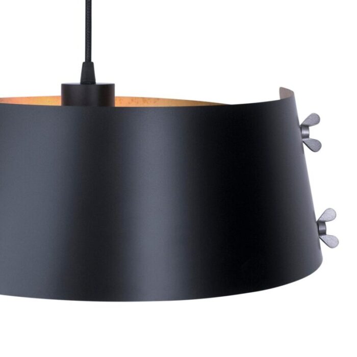 black brass glip flush mount lamp by jesper stahl for konsthantverk tyringe 1 5