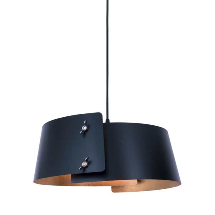 black brass glip flush mount lamp by jesper stahl for konsthantverk tyringe 1 6