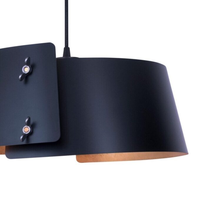 black brass glip flush mount lamp by jesper stahl for konsthantverk tyringe 1 8