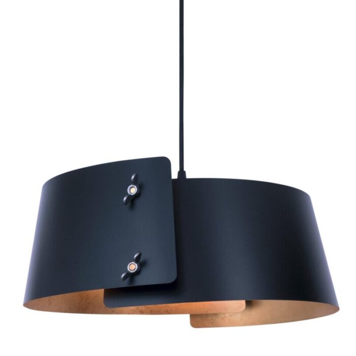 black brass glip flush mount lamp by jesper stahl for konsthantverk tyringe 1 9