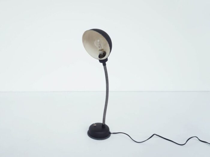 black desk lamp with articulated arm france 1950s 5