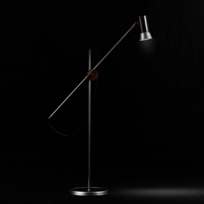 black iron leather kusk floor lamp by sabina grubbson for konsthantverk 6