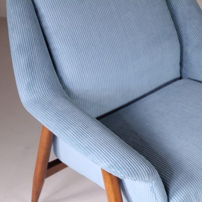 blue armchairs mod 854 by walter knoll for cassina set of 2 3210 scaled