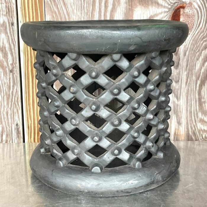 boho side table chic african bam 5 master